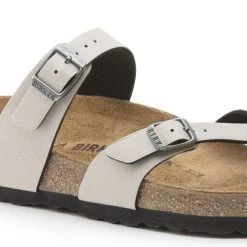 Birkenstock Mayari Birko-Flor Pull Up Stone -Sandal Style Shop 1005056 detail 1