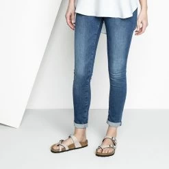 Birkenstock Mayari Birko-Flor Pull Up Stone -Sandal Style Shop 1005056 f look f