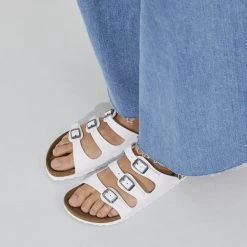 Birkenstock Florida Birko-Flor -Sandal Style Shop 1016765 f closeup f