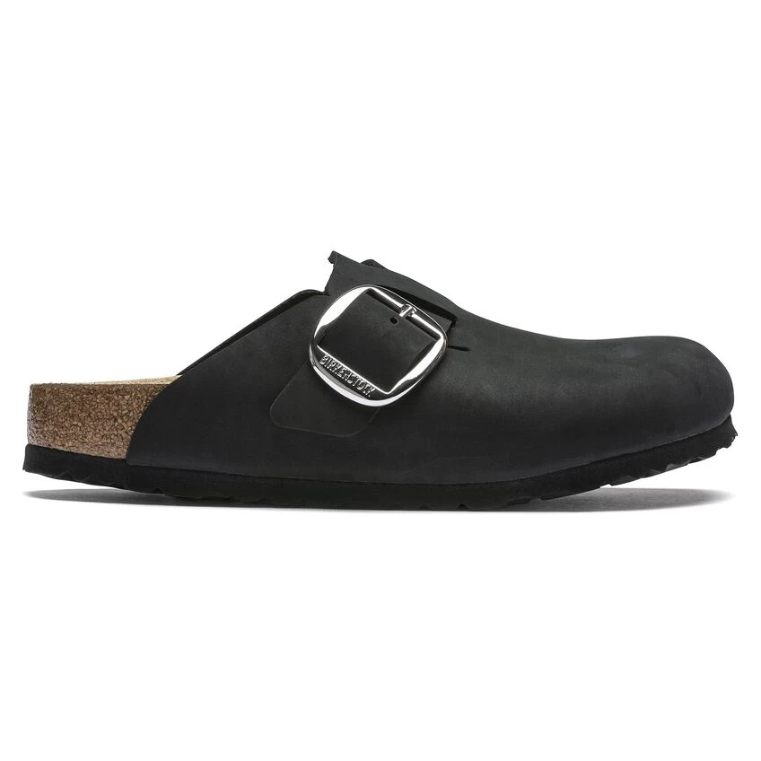 Birkenstock Boston Big Buckle Nubuck Leather Black 10 Birkenstock Boston Big Buckle Nubuck Leather Black - Image 8