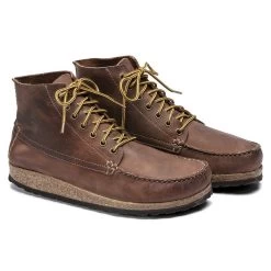 Birkenstock Marton Oiled Leather Roast -Sandal Style Shop 1017143 pair