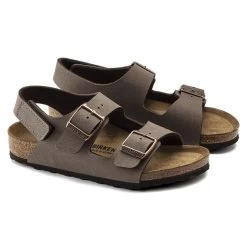 Birkenstock Milano HL Kids Birko-Flor Nubuck 13 Birkenstock Milano HL Kids Birko-Flor Nubuck -Sandal Style Shop 1018637 pair