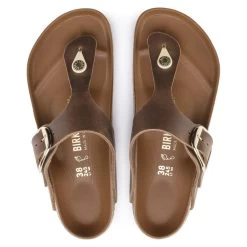 Birkenstock Gizeh Big Buckle Oiled Leather -Sandal Style Shop 1018785 top