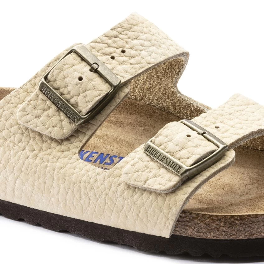 Birkenstock Arizona Nubuck Leather Desert Buck Almond 11 Birkenstock Arizona Nubuck Leather Desert Buck Almond - Image 9
