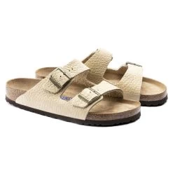 Birkenstock Arizona Nubuck Leather Desert Buck Almond 17 Birkenstock Arizona Nubuck Leather Desert Buck Almond -Sandal Style Shop 1018938 pair