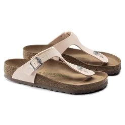 Birkenstock Gizeh Birko-Flor Nubuck -Sandal Style Shop 1019656 pair
