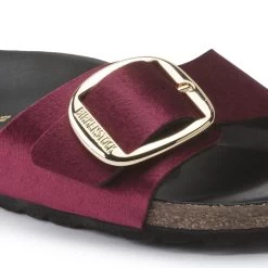 Birkenstock Madrid Big Buckle Rivet Logo Velvet 20 Birkenstock Madrid Big Buckle Rivet Logo Velvet -Sandal Style Shop 1020153 detail 1