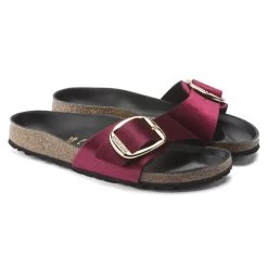 Birkenstock Madrid Big Buckle Rivet Logo Velvet 18 Birkenstock Madrid Big Buckle Rivet Logo Velvet -Sandal Style Shop 1020153 pair