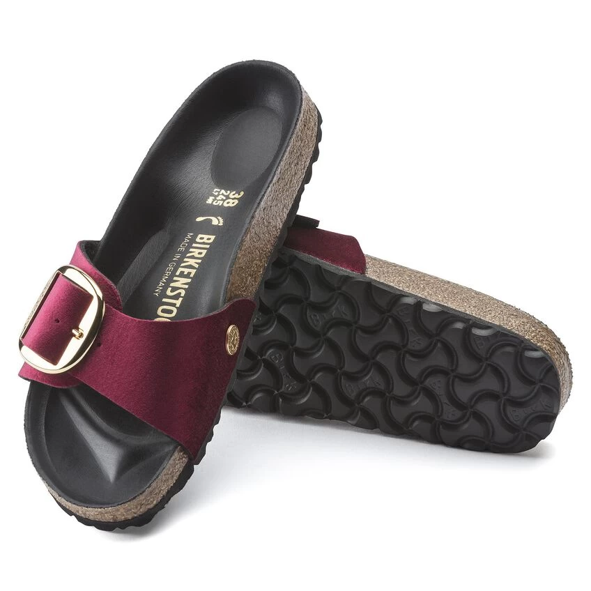 Birkenstock Madrid Big Buckle Rivet Logo Velvet 7 Birkenstock Madrid Big Buckle Rivet Logo Velvet - Image 5