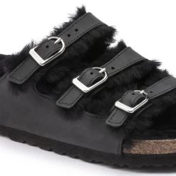 Birkenstock Florida Fresh Shearling Oiled Leather -Sandal Style Shop 1020319 detail 1