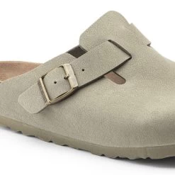 Birkenstock Boston Birko-Flor Nubuck -Sandal Style Shop 1020506 detail 1