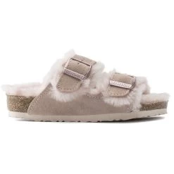 Birkenstock Arizona Shearling Kids Suede Leather -Sandal Style Shop 1020580 side