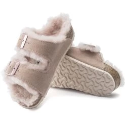 Birkenstock Arizona Shearling Kids Suede Leather -Sandal Style Shop 1020580 sole