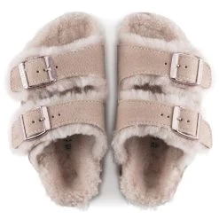 Birkenstock Arizona Shearling Kids Suede Leather -Sandal Style Shop 1020580 top