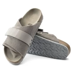 Birkenstock Kyoto Nubuck/Suede Leather -Sandal Style Shop 1020724 sole