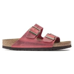 Birkenstock Arizona Oiled Leather Fire Red -Sandal Style Shop 1020730 side