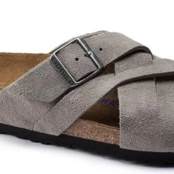 Birkenstock Lugano Suede Leather -Sandal Style Shop 1020932 detail 1