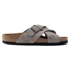 Birkenstock Lugano Suede Leather -Sandal Style Shop 1020932 side