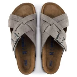 Birkenstock Lugano Suede Leather -Sandal Style Shop 1020932 top