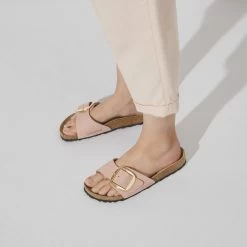 Birkenstock Madrid Bick Buckle Nubuck Leather 14 Birkenstock Madrid Bick Buckle Nubuck Leather -Sandal Style Shop 1020949 f closeup f