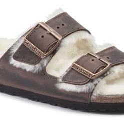 Birkenstock Arizona Shearling Oiled Leather -Sandal Style Shop 1021049 detail 1