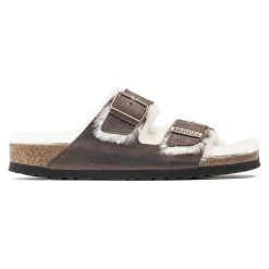 Birkenstock Arizona Shearling Oiled Leather -Sandal Style Shop 1021049 side
