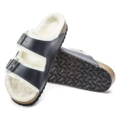 Birkenstock Arizona Shearling Oiled Leather -Sandal Style Shop 1021063 sole