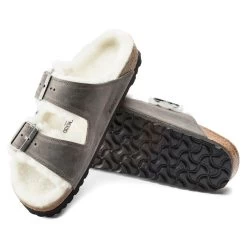 Birkenstock Arizona Shearling Oiled Leather -Sandal Style Shop 1021067 sole