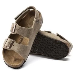 Birkenstock Milano HL Kids Suede Leather 11 Birkenstock Milano HL Kids Suede Leather -Sandal Style Shop 1021723 sole