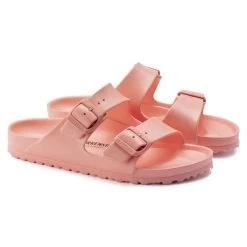 Birkenstock Arizona EVA Coral Peach -Sandal Style Shop 1022367 pair