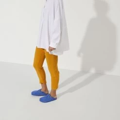 Birkenstock Boston Suede Leather Ultra Blue -Sandal Style Shop 1022556 f look f