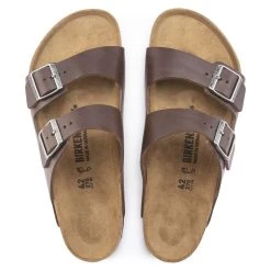 Birkenstock Arizona Grip Natural Leather -Sandal Style Shop 1023117 top