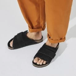 Birkenstock Kyoto Suede Leather -Sandal Style Shop 1023177 f closeup m