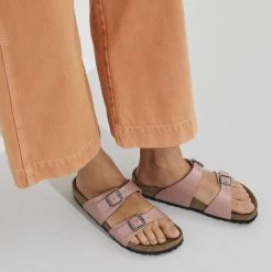 Birkenstock Sydney Birko-Flor 14 Birkenstock Sydney Birko-Flor -Sandal Style Shop 1023187 f closeup f