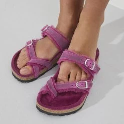 Birkenstock Mayari Shearling Oiled Leather -Sandal Style Shop 1023199 detail 8