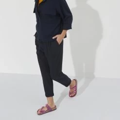 Birkenstock Mayari Shearling Oiled Leather -Sandal Style Shop 1023199 f look f