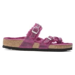 Birkenstock Mayari Shearling Oiled Leather -Sandal Style Shop 1023199 side