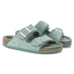 Birkenstock Arizona Shearling Suede Leather 18 Birkenstock Arizona Shearling Suede Leather -Sandal Style Shop 1023259 pair