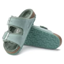 Birkenstock Arizona Shearling Suede Leather 16 Birkenstock Arizona Shearling Suede Leather -Sandal Style Shop 1023259 sole