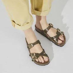 Birkenstock Franca Oiled Leather -Sandal Style Shop 1023310 f closeup f