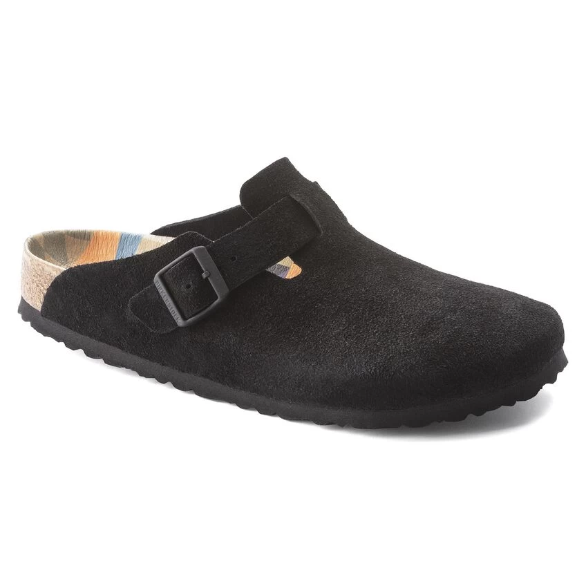 Birkenstock Boston Suede Leather Black 4 Birkenstock Boston Suede Leather Black - Image 2