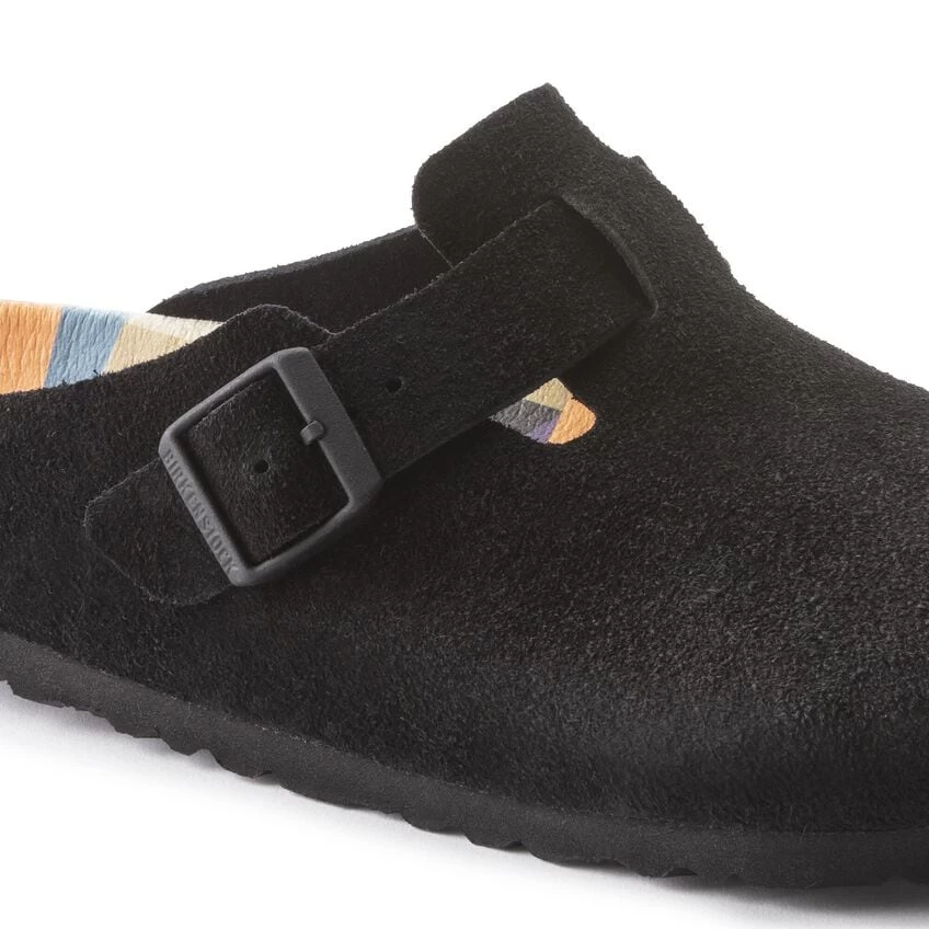 Birkenstock Boston Suede Leather Black 11 Birkenstock Boston Suede Leather Black - Image 9
