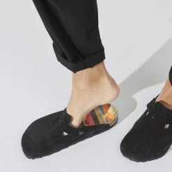 Birkenstock Boston Suede Leather Black 21 Birkenstock Boston Suede Leather Black -Sandal Style Shop 1023452 detail 8