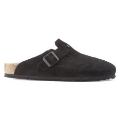 Birkenstock Boston Suede Leather Black 19 Birkenstock Boston Suede Leather Black -Sandal Style Shop 1023452 side