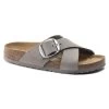 Birkenstock Siena Big Buckle Nubuck Leather -Sandal Style Shop 1023550