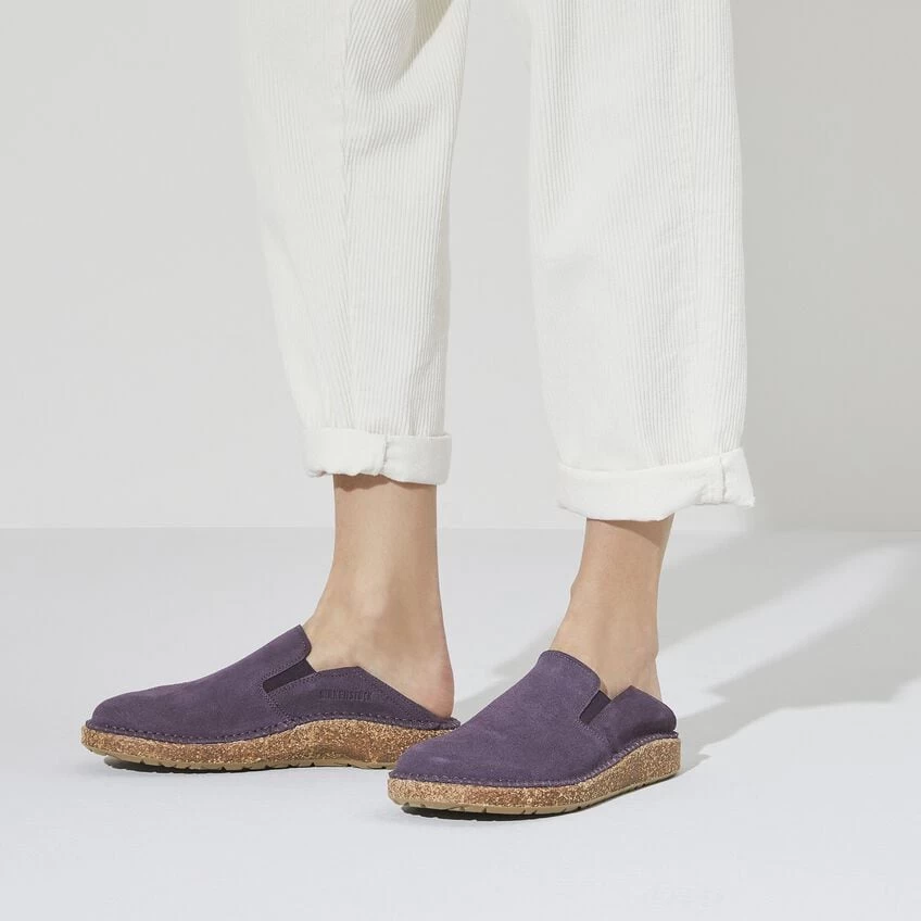 Birkenstock Callan Suede Leather Dark Berry 6 Birkenstock Callan Suede Leather Dark Berry - Image 4