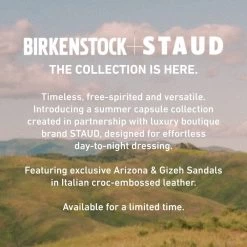 Birkenstock Arizona Big Buckle Embossed Natural Leather Cognac -Sandal Style Shop 1023766 f look f