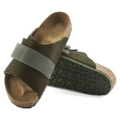 Birkenstock Kyoto Nubuck/Suede Leather -Sandal Style Shop 1023831 sole