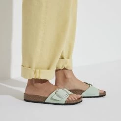 Birkenstock Madrid Nubuck Leather -Sandal Style Shop 1023994 f closeup f