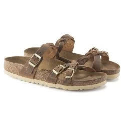 Birkenstock Franca Braid Oiled Leather -Sandal Style Shop 1024052 pair